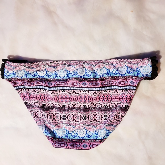 Arizona Jeans Printed Bikini Bottom Size Large. - Picture 2 of 5